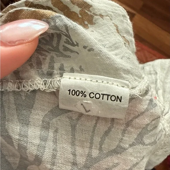 Dolma Delaware Grey Coral Reef Maxi Dress NWT Sz: Large - Picture 11 of 14